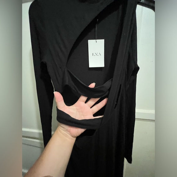 LNA Merredin ribbed maxi dress w/back cutout New NWT size Small - Picture 11 of 13
